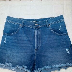 🍫Express Blue Distressed Jean Shorts🍫